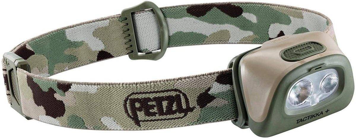 PETZL TACTIKKA+ Stealth Headlamp (350 Lumens)