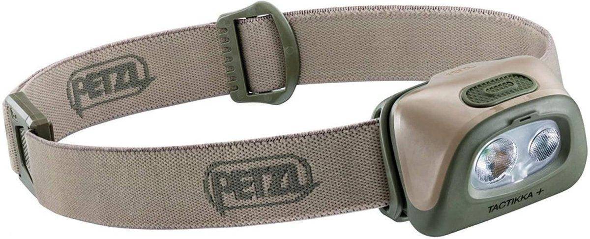 PETZL TACTIKKA+ Stealth Headlamp (350 Lumens)