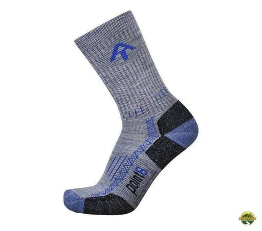 POINT6 AT HIKING TECH LIGHT CREW SOCKS - STONE