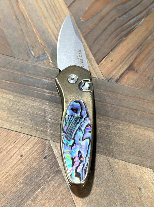 Pro-Tech 2022 Sprint Custom 001 Titanium Frame Clip S35VN Knife (USA)