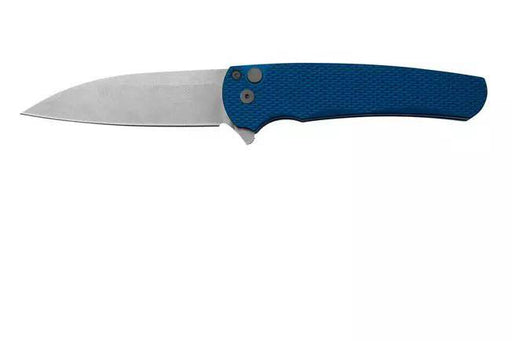 Pro-Tech 5305 Malibu Manual Flipper Knife 3.30" MagnaCut Stonewashed Wharncliffe Textured Handles