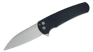 Pro-Tech 5305 Malibu Manual Flipper Knife 3.30" MagnaCut Stonewashed Wharncliffe Textured Handles