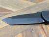 Pro-Tech Emerson E7T Operator Tritium Button Tanto Knife (3.25" Black)