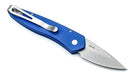 Pro-Tech Half Breed Auto 3605-BLUE Handle Stonewash BLade