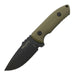 Pro-Tech LG511-Green SBR Fixed Blade Knife 2.875" S35VN