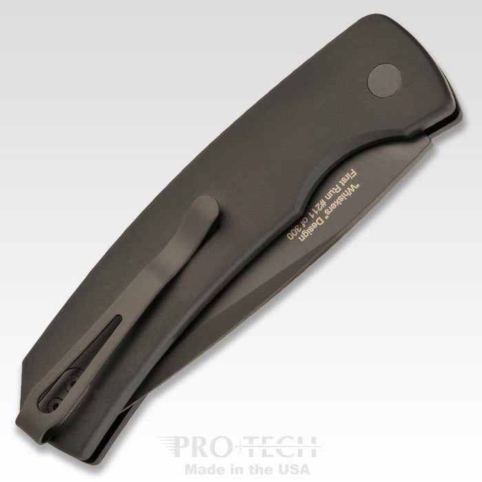 Pro-Tech Magic 2 Mike "Whiskers" Allen Auto Black Blade Black Handle (3.75") M2603