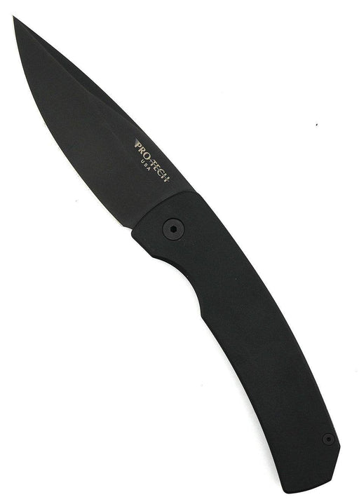 Pro-Tech Magic 2 Mike "Whiskers" Auto Black Blade Black Handle (3.75") (PRE-OWNED)