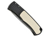 Pro-Tech Magic "Whiskers" BR-1.51 Auto Stonewash Black Micarta Inlay Tuxedo (USA)