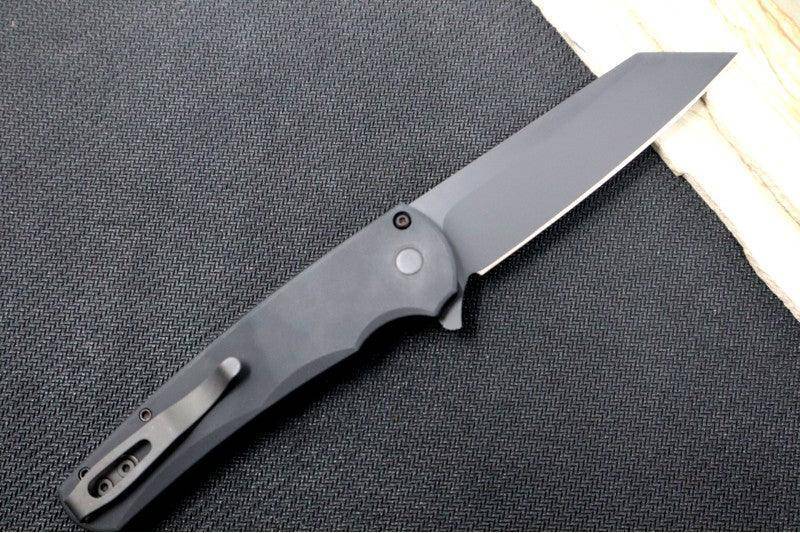 Pro-Tech Malibu 5203-OPERATOR DLC Reverse Tanto Flipper Knife (3.3" DLC)