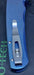 Pro-Tech Malibu 5241 Blue Titanium Custom Reverse Tanto Flipper