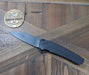 Pro-Tech Malibu All Black MagnaCut Wharncliffe Dragon Scale Flipper Knife (3.3" DLC)