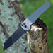 Pro-Tech Malibu Grey Textured (3.5" Blk Reverse Tanto) 5206-GREY