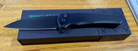 Pro-Tech Malibu Wharncliffe Flipper Knife (3.3" DLC)