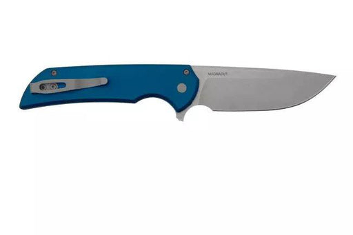 Pro-Tech Mordax MX101-Blue MagnaCut Knife Blue Handle Stonewash Plain Edge (USA)