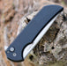 Pro-Tech Mordax MX101 MagnaCut Knife Black Handle Stonewash Plain Edge (USA)