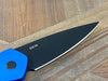 Pro-Tech Newport 3407-BLUE Auto Knife Black (3") (Blue Handle)