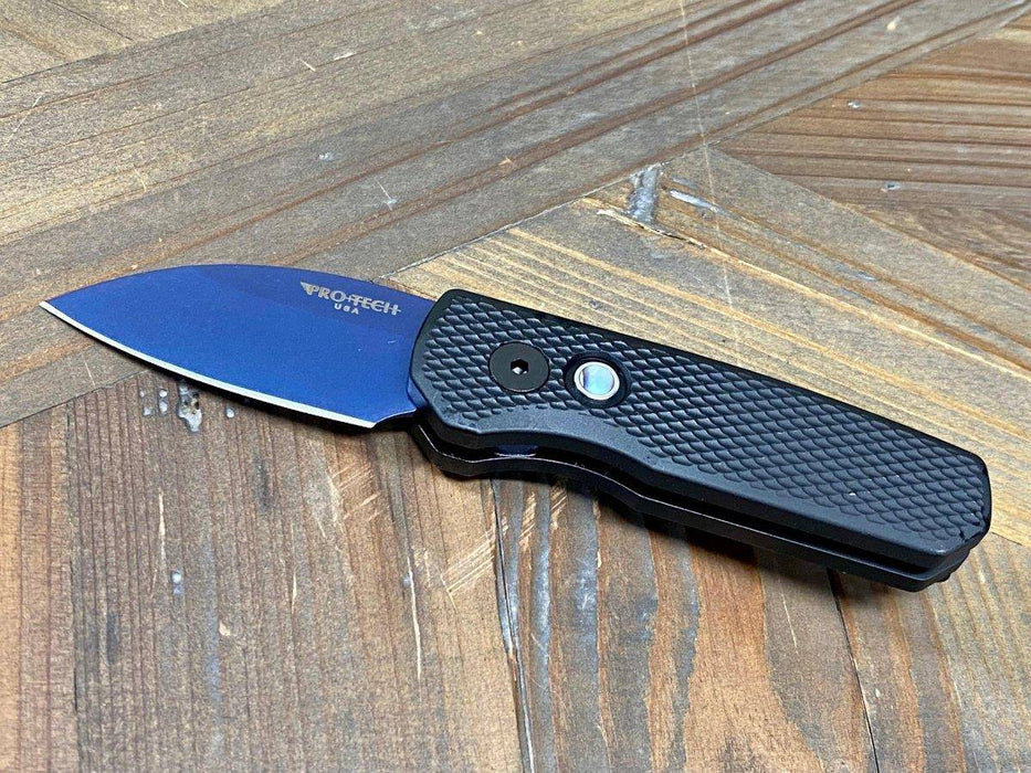 Pro-Tech R5306-SB Runt 5 Auto Folding Knife 1.94" Blue MagnaCut Blade