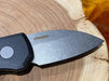 Pro-Tech Runt 5 Black Stonewash Wharncliffe 20-CV (R5101)