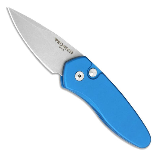 Pro-Tech Sprint Blue Auto Knife (1.95" Stonewash Blade) 2905-BLUE