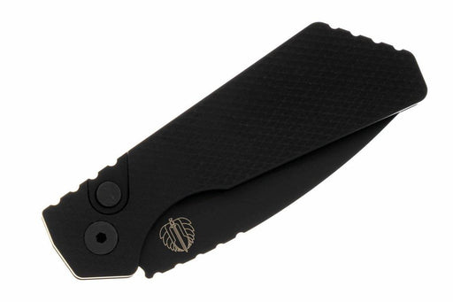 Pro-Tech Strider PT207 Auto Black DLC Magnacut Black Textured Handle (USA)