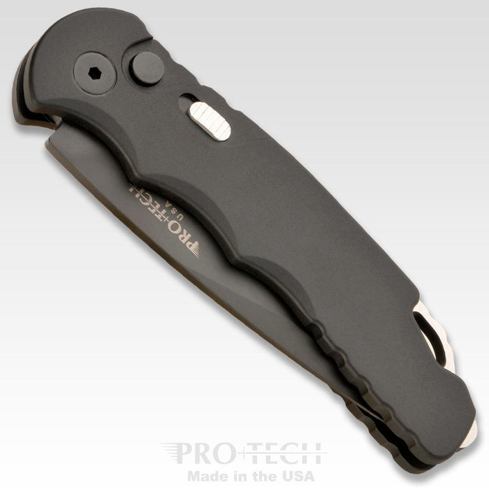 Pro-Tech TR-5 T503 Tactical Response Auto Knife Black (3.25" Black)