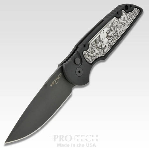 Protech Godson Automatic Knife Black (3.15") 720