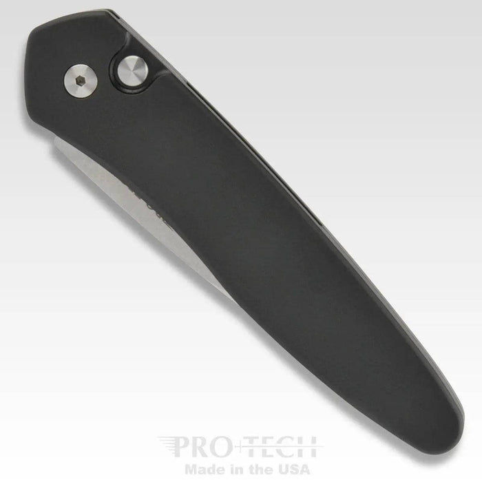 ProTech Newport Auto Knife Black (3" Stonewash) 3405