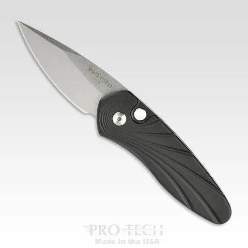 ProTech Sprint Black Auto Knife 3D Wave (1.95" Stonewash) 2936