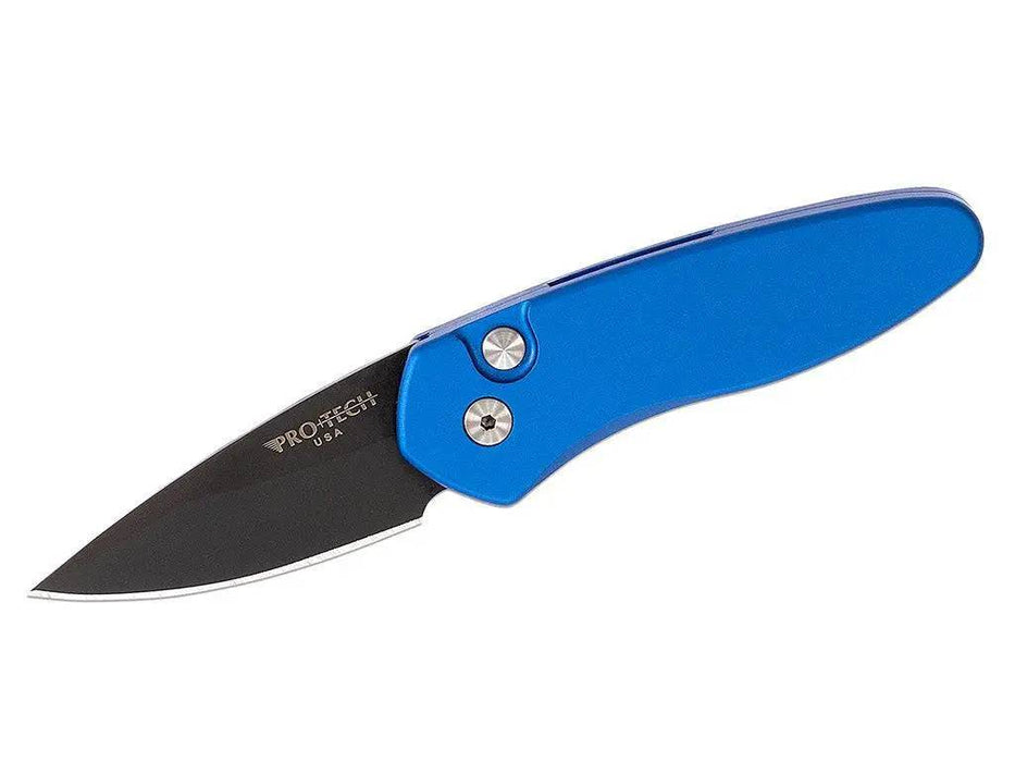 Protech Sprint Blue Auto Knife (1.95" Black Blade) 2907-BLUE