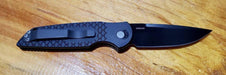 Protech USA Tactical Response Auto Knife (3.5" Black Plain) TR-3 X1 D2