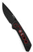 Reate PL-XT Black Micarta - Nitro-V - Black PVD - Red G10 Inlay