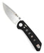 Reate PL-XT Black Micarta - Nitro-V - Stonewashed - Black G10 Inlay