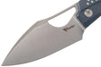 Reate Tashi Bharucha Baby Machine Frame Lock Knife Blue Titanium (3.25" Satin)