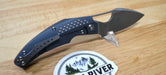 Reate Tashi Bharucha Baby Machine Frame Lock Knife Blue Titanium (3.25" Satin)