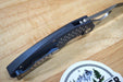 Reate Tashi Bharucha Baby Machine Frame Lock Knife Blue Titanium (3.25" Satin)