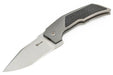 Reate Tashi Bharucha T3000 Flipper Knife 3" M390 Satin Blade Titanium Carbon Fiber