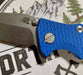 Hinderer Eklipse Harpoon Spanto Battle Blue Knife Stonewash G10