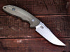 Rick Hinderer Emmett Fixed Blade Stonewash Micarta Handles