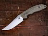 Rick Hinderer Emmett Fixed Blade Stonewash Micarta Handles