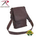 Rothco Brown Leather Military Tech Bag