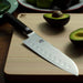 Shun DM0718 Classic Hollow Ground Santoku Knife 7" Blade Pakkawood Handle