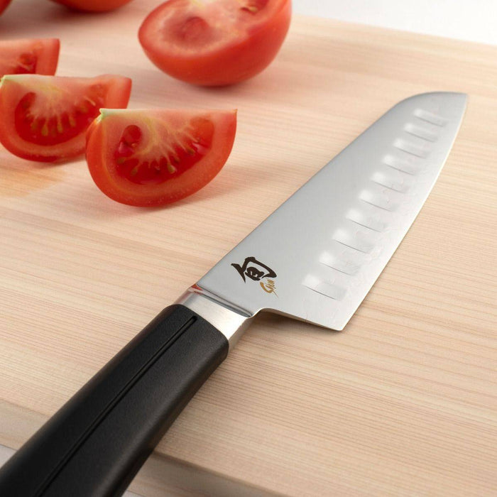 Shun VB0718 Sora Santoku Knife 7" Blade TPE Polymer Handle