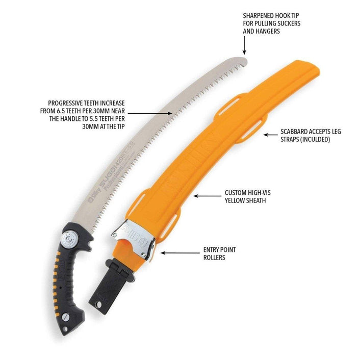 Silky SUGOI 420mm Arborist Hand Saw (390-42)