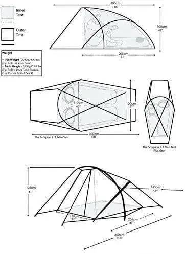 Snugpak Scorpion 2-Person Tent