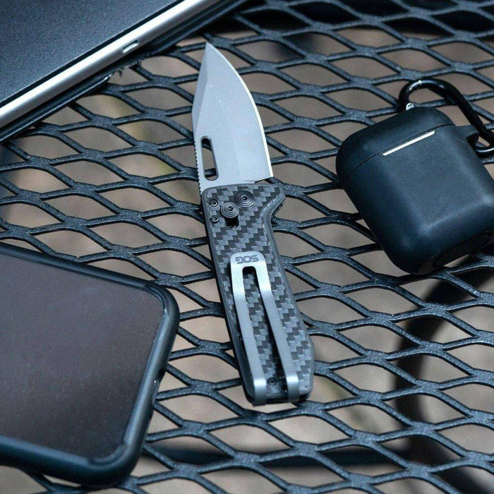 SOG Ultra XR Carbon and Graphite Folding Knife 2.8"