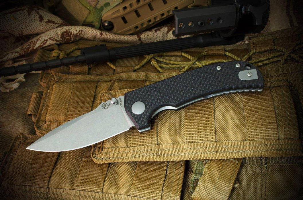 Spartan Field Grade Les George Astor SFBL8CF Folding Knife 3.625" CTS-XHP