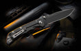 Spartan Harsey Folding SF5BK Knife 3.95" S45VN Black Titanium