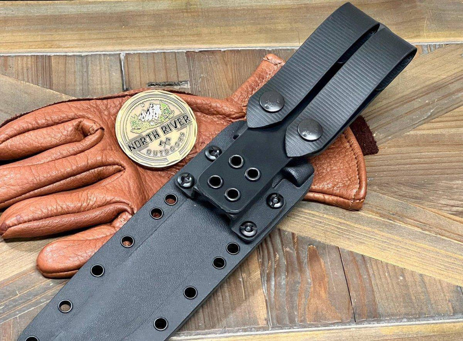 Spartan KA-BAR MagnaCut FDE Blade w/ Black Kydex Sheath (USA)