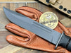 USMC KA-BAR Knife Spartan MagnaCut Black Blade w/ Tan Kydex Sheath (USA)