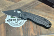 Custom Spyderco Para 3 Knife 3" S45VN Black Blade Basket Weave Carbon Fiber Ti Clip "Dark Knight"